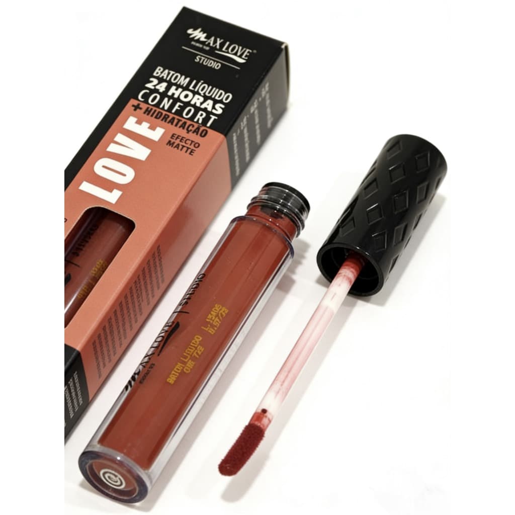 Batom Líquido Matte 725 Marsala | 24h Conforto com Ácido Hialurônico À Prova D'água, Longa Duração, Hidratante