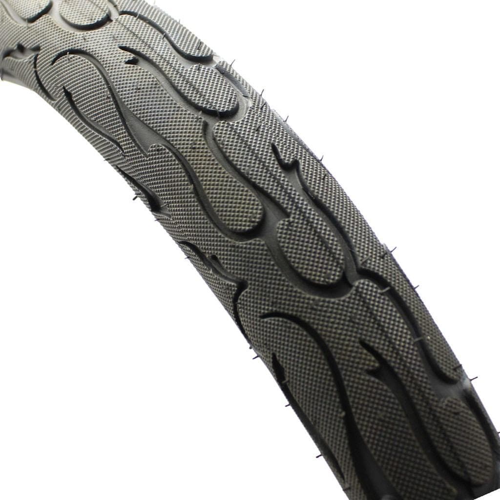 Pneu Paco 26 X 2.125 Tipo Flame Preto Super Estilo Para Bicicleta Bike
