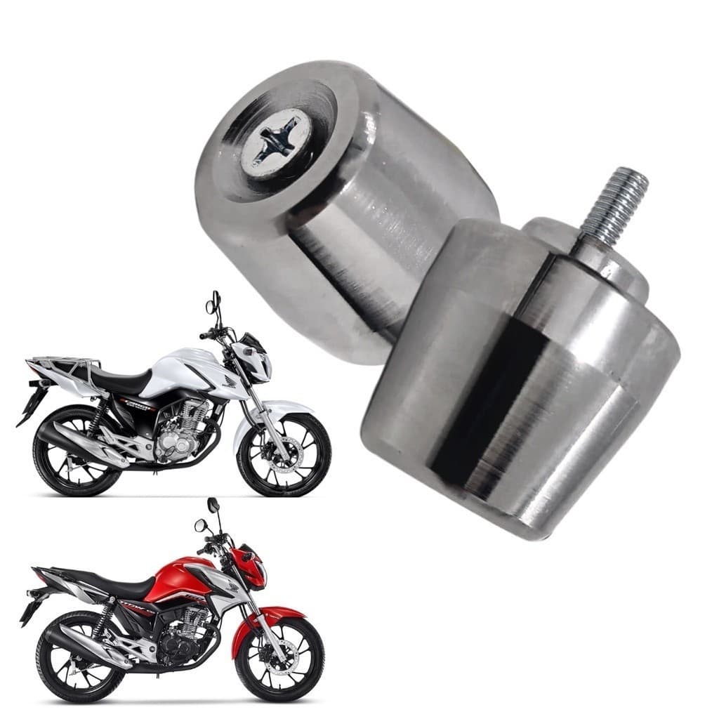 PAR Peso De Guidão Honda PCX Cromado Titan Fan Cargo Universal