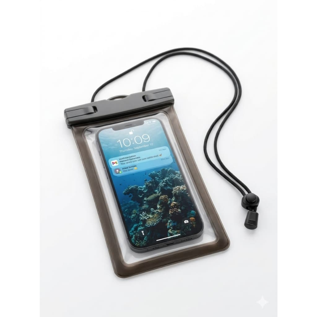 Capa Impermeável Celular H'Maston Universal Prova D Água Praia Piscina