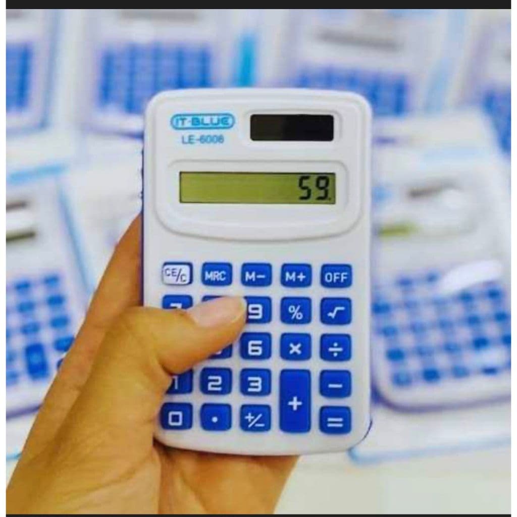 🧮✨Calculadora Colorida IT-Blue — Estilo e praticidade no seu dia a dia!