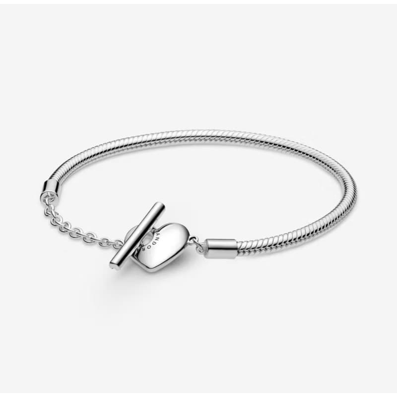 Pulseira Berloques Moments Hearts Coração Em Prata 925