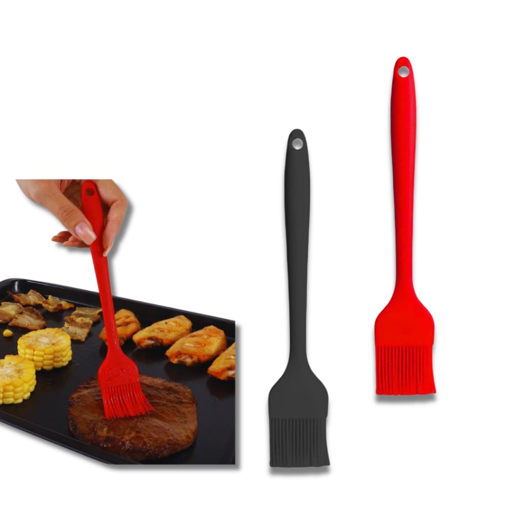 KIT 4 PINCEIS DE SILICONE UTENSILIO PARA CONFEITARIA E COZINHA 25,,2X4CM