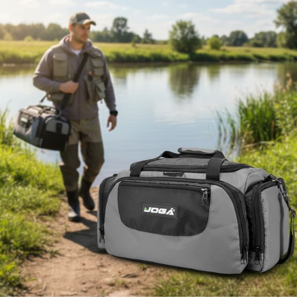 Bolsa de Pesca Apetrechos Jogá Explorer G Organizadora Pescaria Traía Mochila Mala Acessórios Grande