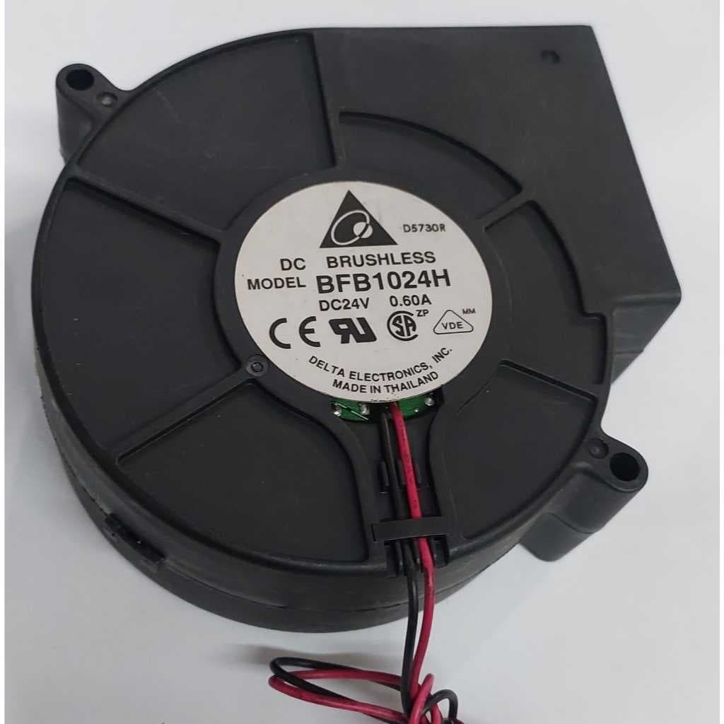 Ventilador Carcol Delta 24v 0,60a Modelo BFB1024H 2 fios 97x94x33mm 3600RPM