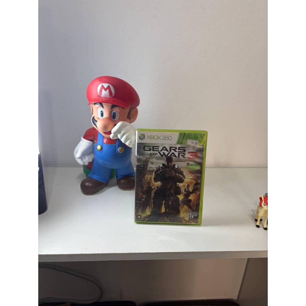 JOGO GEARS OF WAR 3 XBOX 360 ORIGINAL MIDIA FISICA ENVIO IMEDIATO