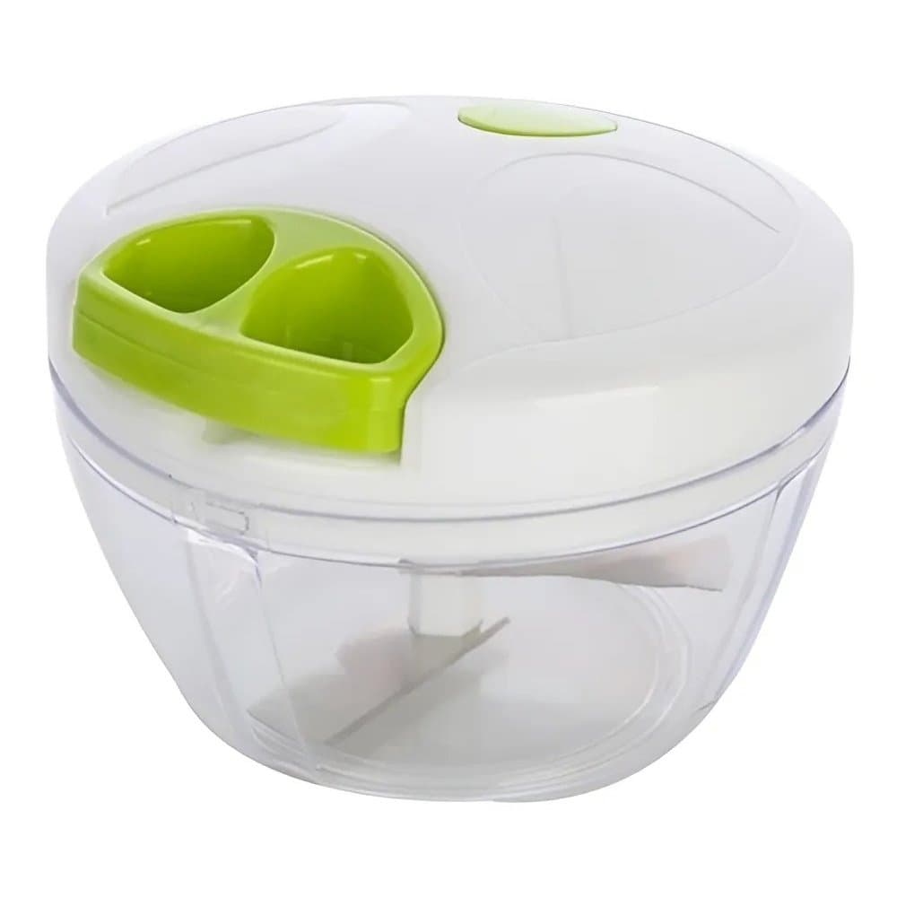 🔥 Mini Processador De Alimentos Manual 2 Lâminas Inox Prático Oferta