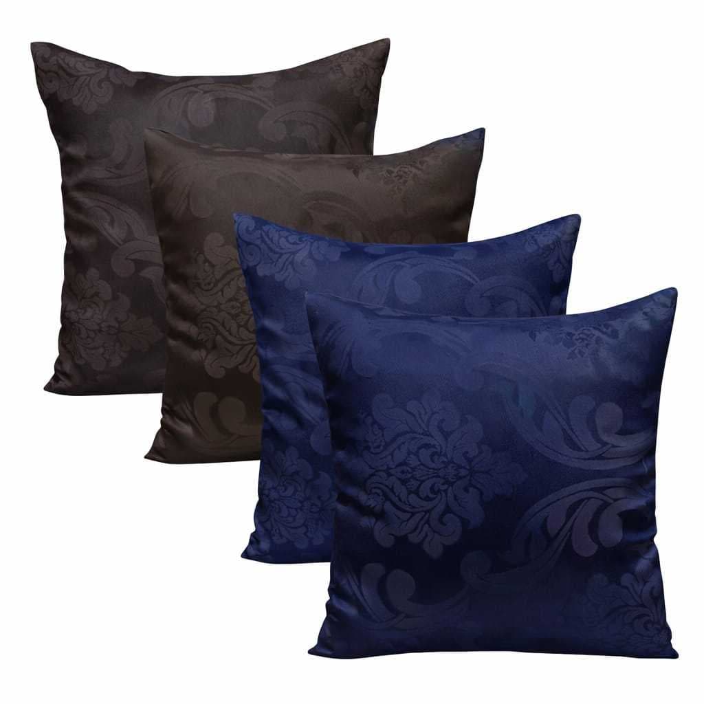 Kit 4 capas de Almofadas Jacquard 45x45 Premium | Tecido Grosso 100% Poliéster | Decoração Sofá