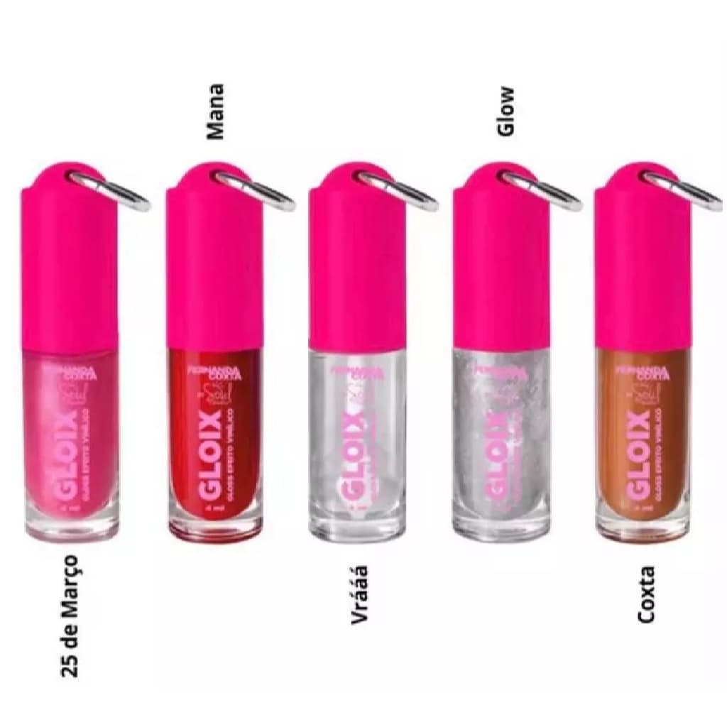 Gloix Fernanda Coxta + Chaveiro 4ml Soul Cosméticos