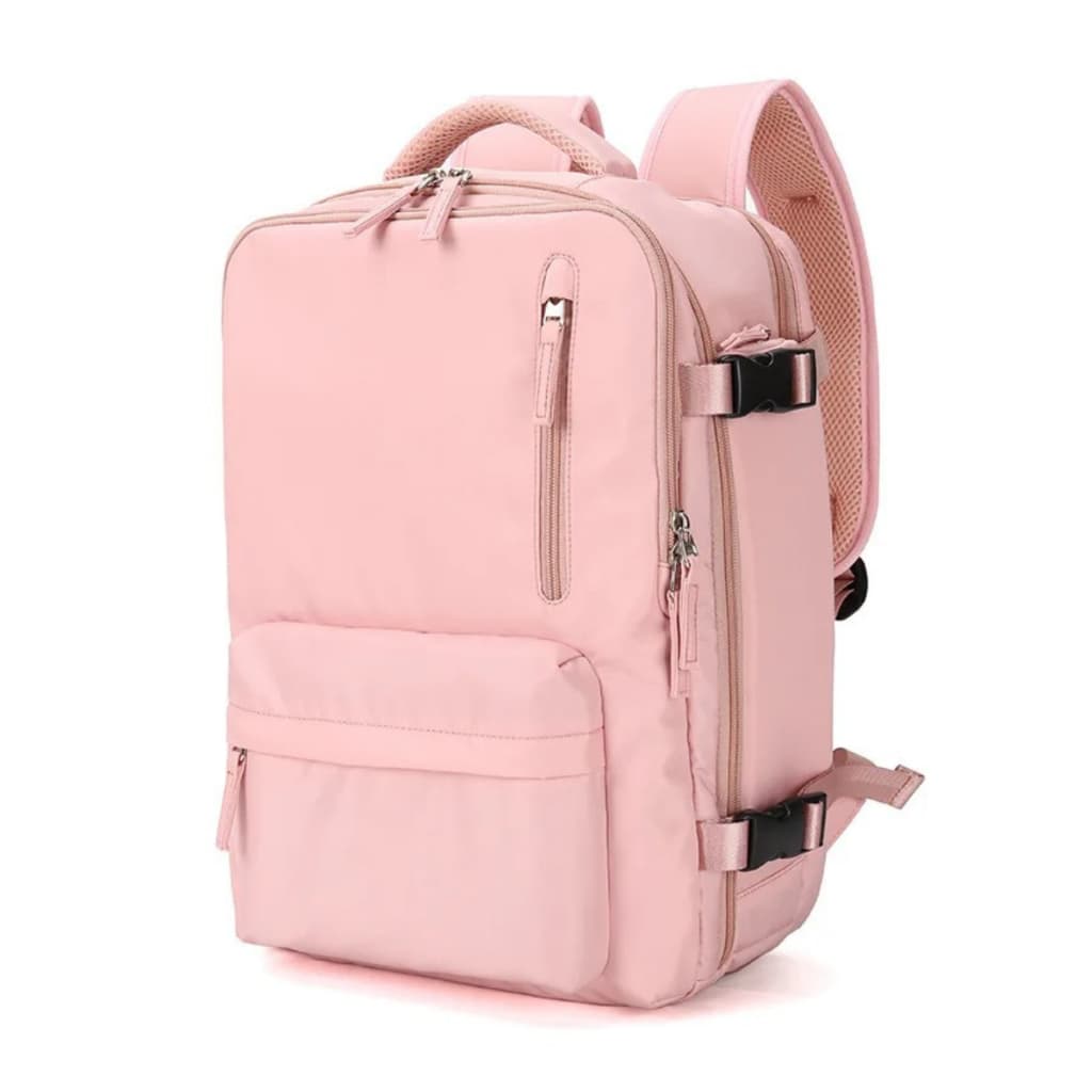 Mochila Nylon Grande Mala Viagem Executiva Notebook Impermeável Expansível Maternidade Bordo Trabalho Passeio