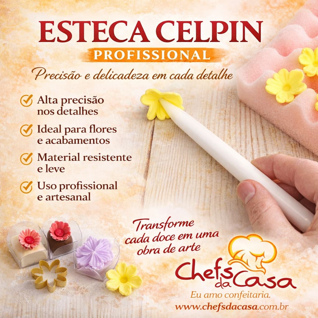 ESTECA CELPIN EM POLIETILENO 155MMX13MM