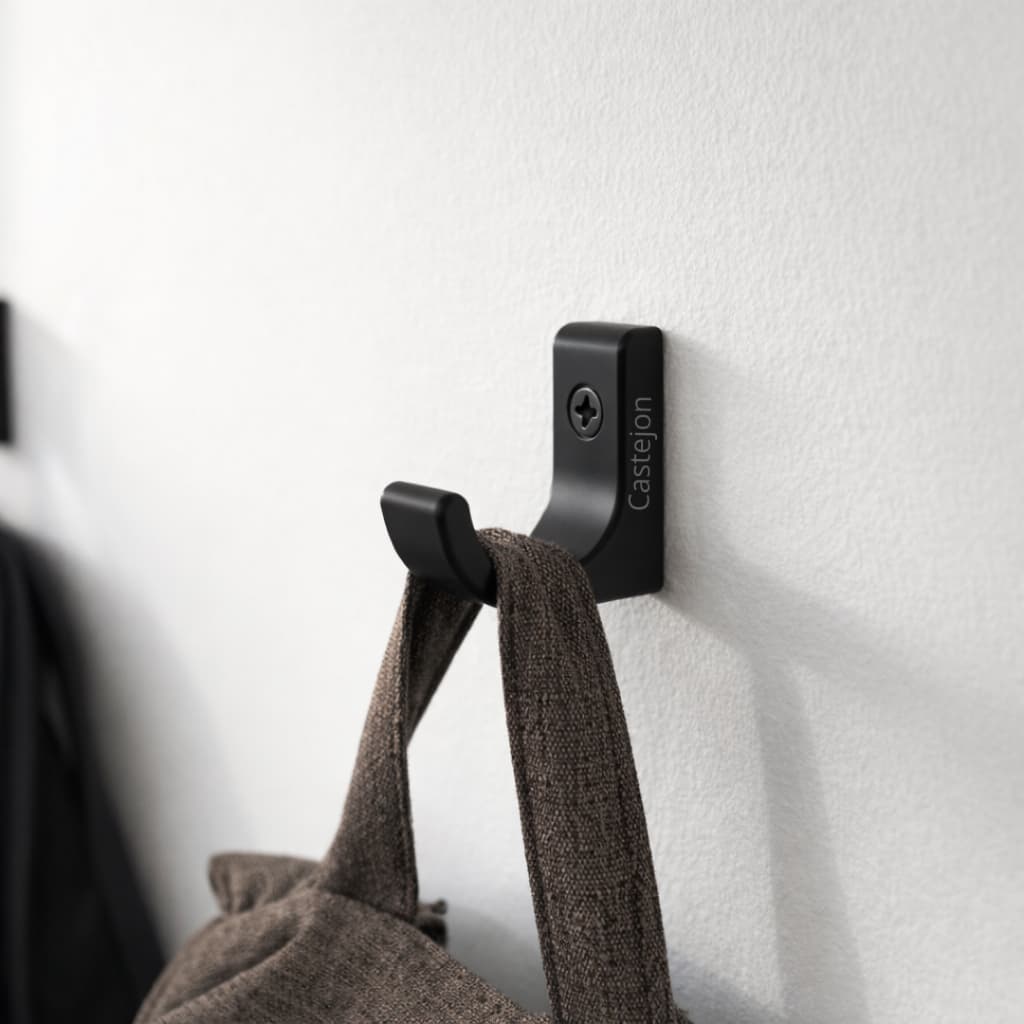 Gancho de Parede Reforçado Para Pendurar Toalhas, Bolsas, Roupas, Boné