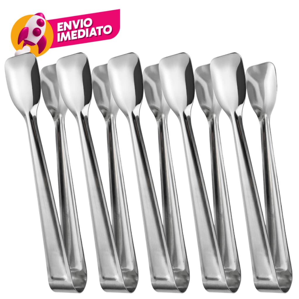 Pegador De Frios Aço Inox Multiuso Gelo Fruta Petisco Doce Salada Universal Cozinha E Restaurante
