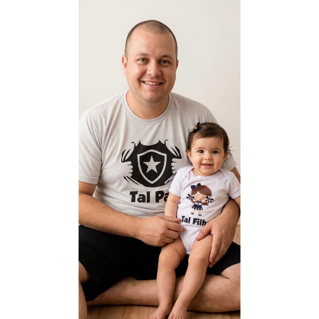 Pai e filha Botafogo ; Botafogo Pai e filha; Camisa Botafogo Tal Pai Tal filha ; Camisa Botafogo