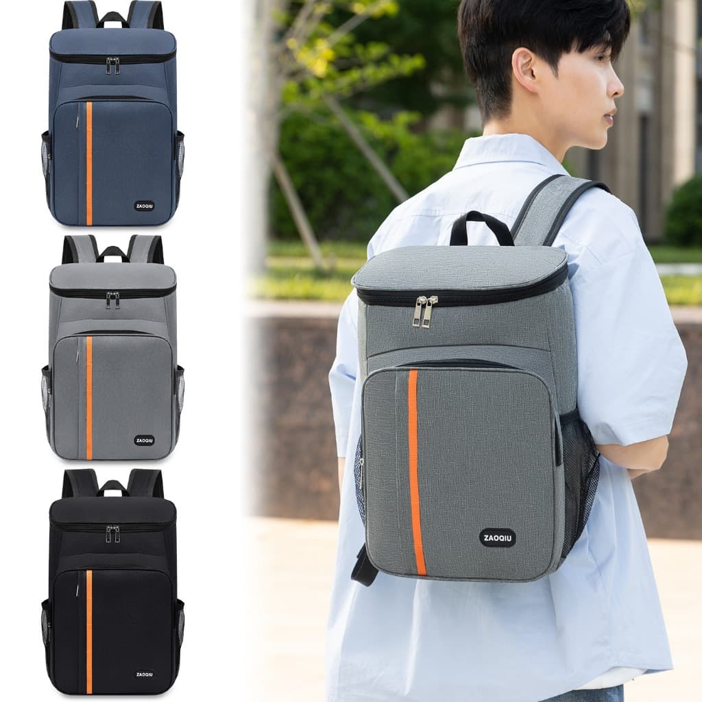 Mochila Térmica Cooler Capacidade 18L Impermeável Portátil Piquenique Quente Frio