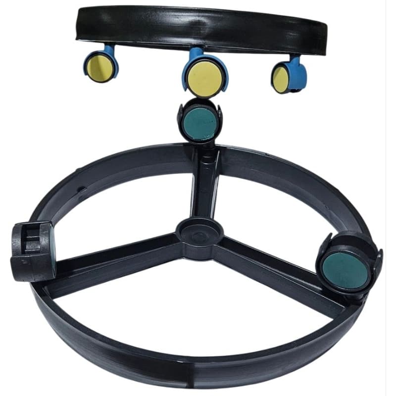 3 UND Suporte para Botijão de Gás Vaso  e Galão DE  Água com 3 Rodinhas Super Resistente 55 KG