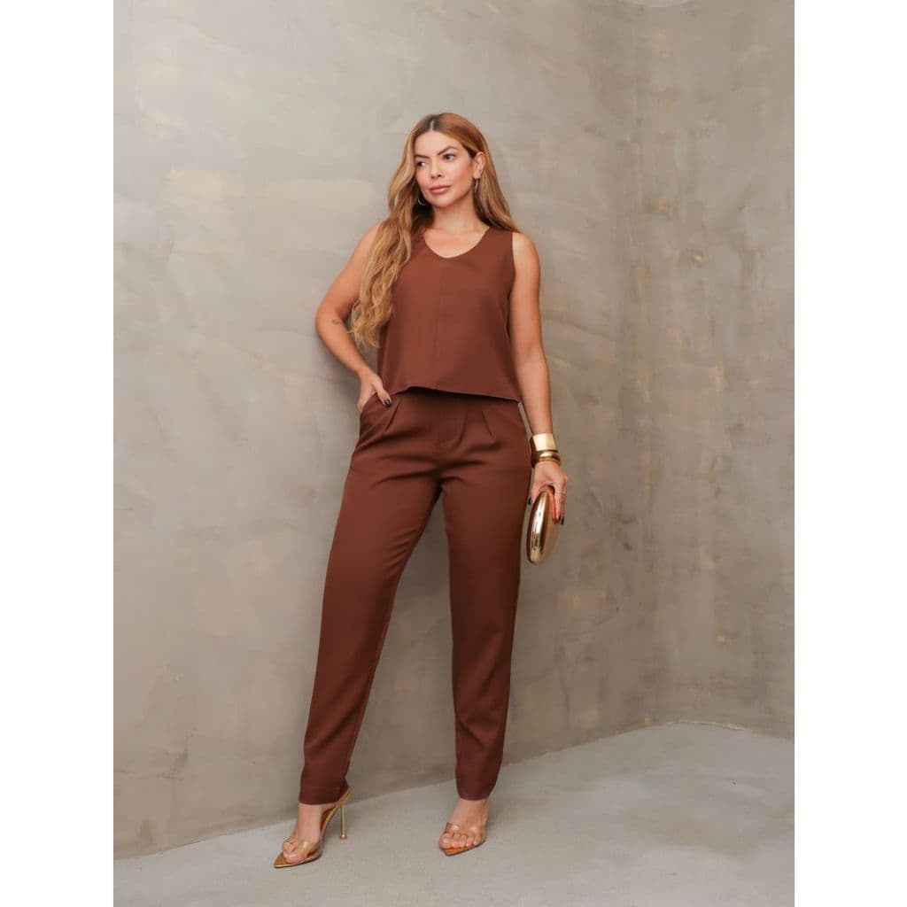 Conjunto Feminino de Linho