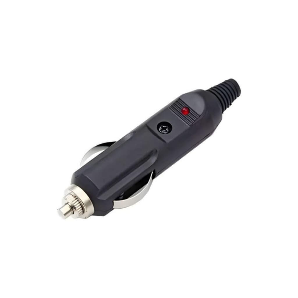Conector Plug Acendedor 12v Veicular Com Led Vermelho