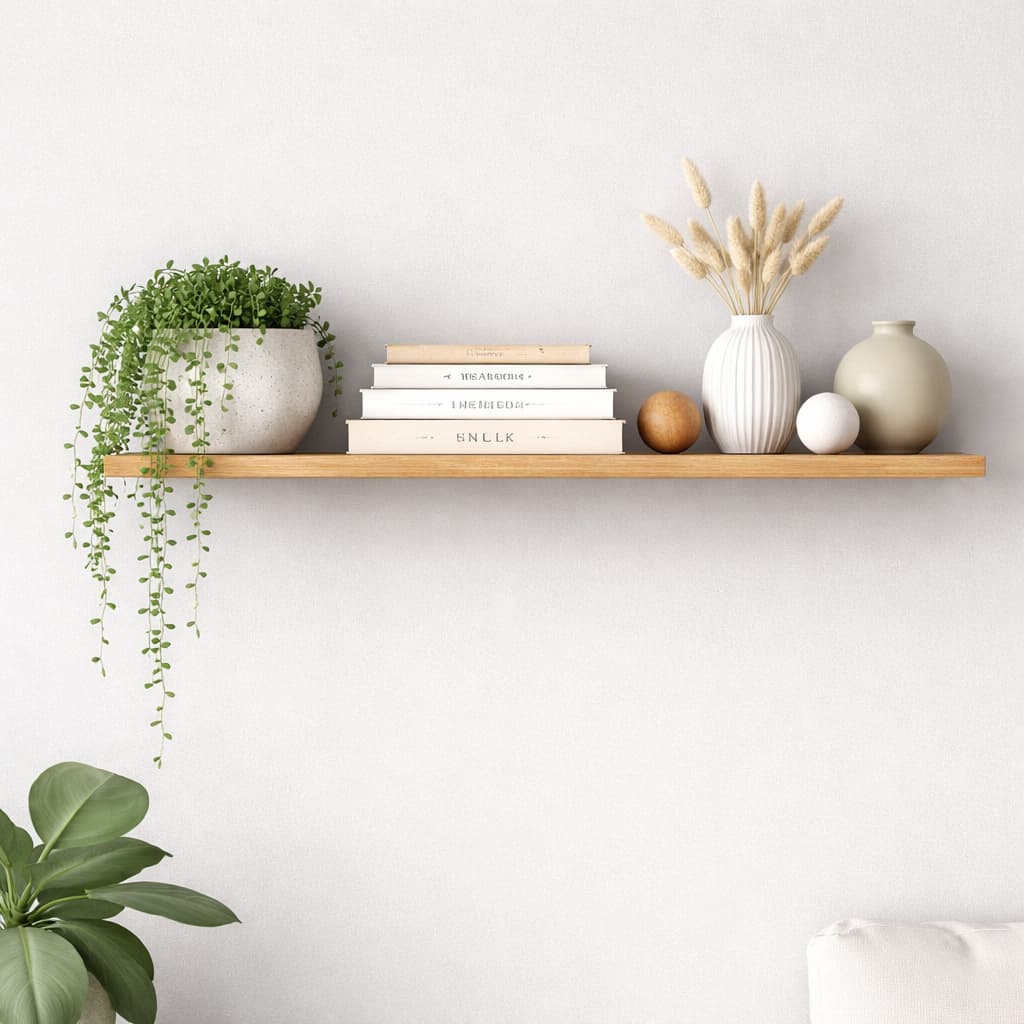Prateleira Branca | Preta | Amadeirada -15 x 80/60/40 - 100% MDF Nicho Suporte Decoração Sala Quarto Banheiro Escritório
