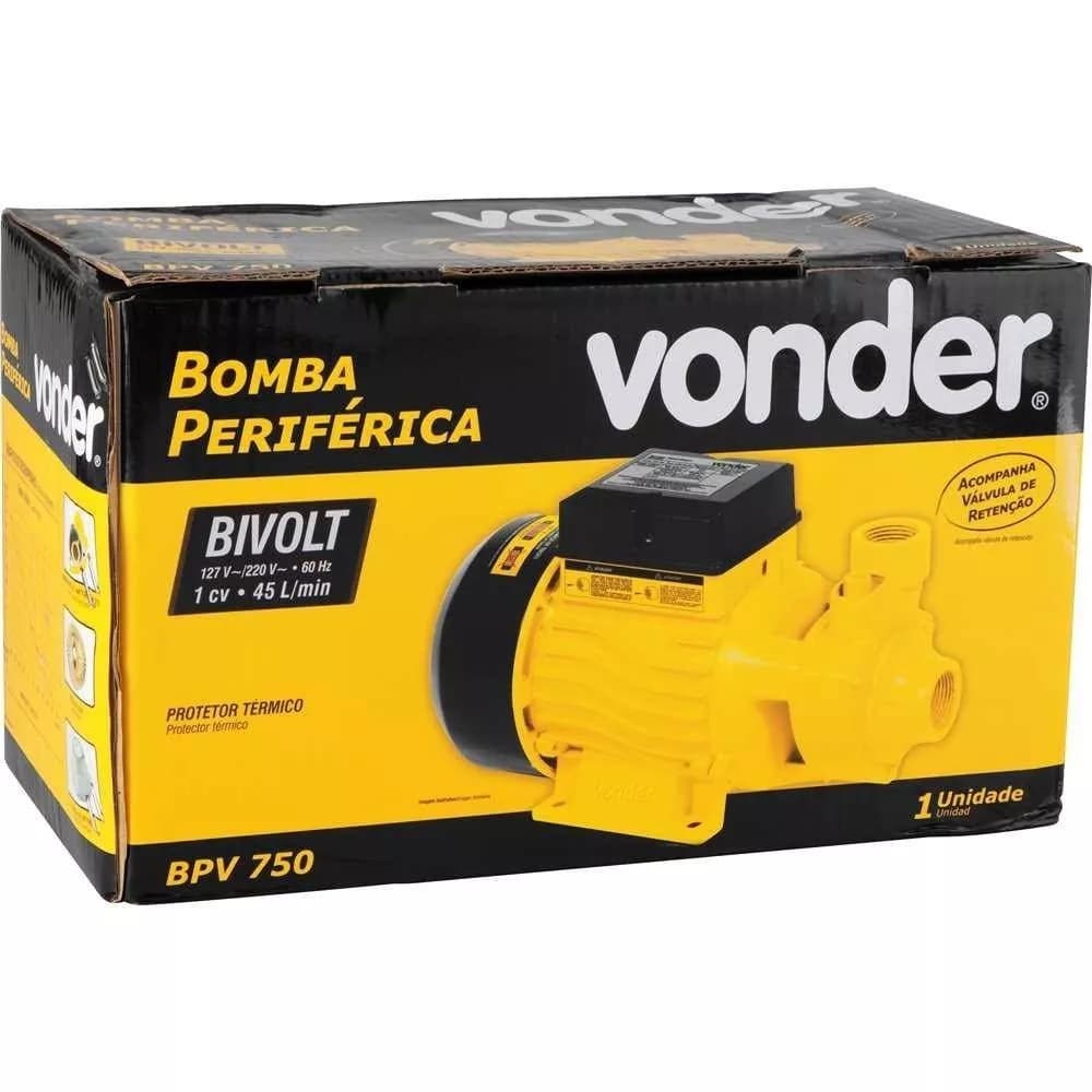 Bomba Periférica 1 Cv 127 V/220 V Bpv 750 Vonder