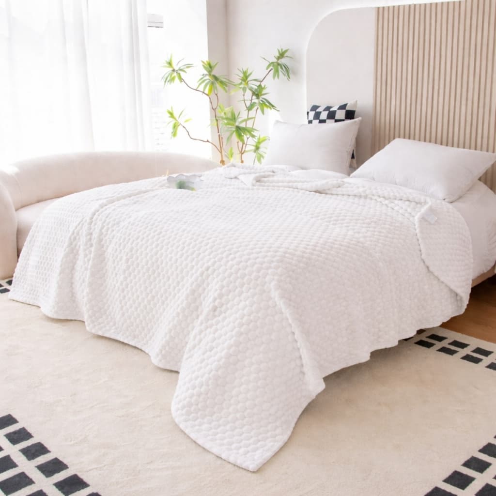 Manta Cobertor Plush Fleece Quentinho Casal - Queen Size (2,40X2,20) - Capri Macia Microfibra Premium Antialérgico