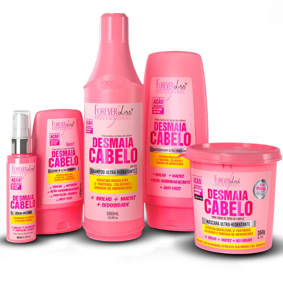 Kit Desmaia Cabelo Completo Grande Forever Liss