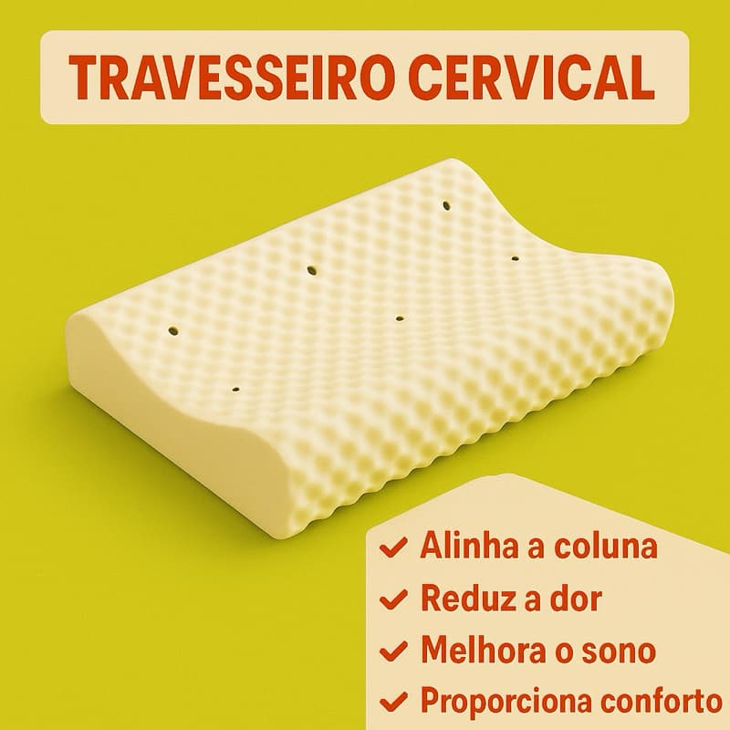 Travesseiro CERVICAL ergonômico