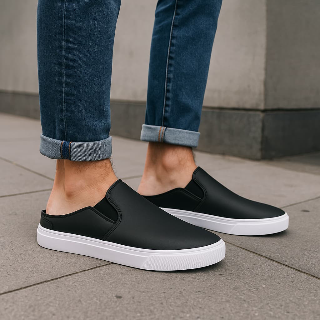 Tênis Mule Casual Minimalista Solado Antiderrapante Estiloso Diurno - Promoção Envio Imediato