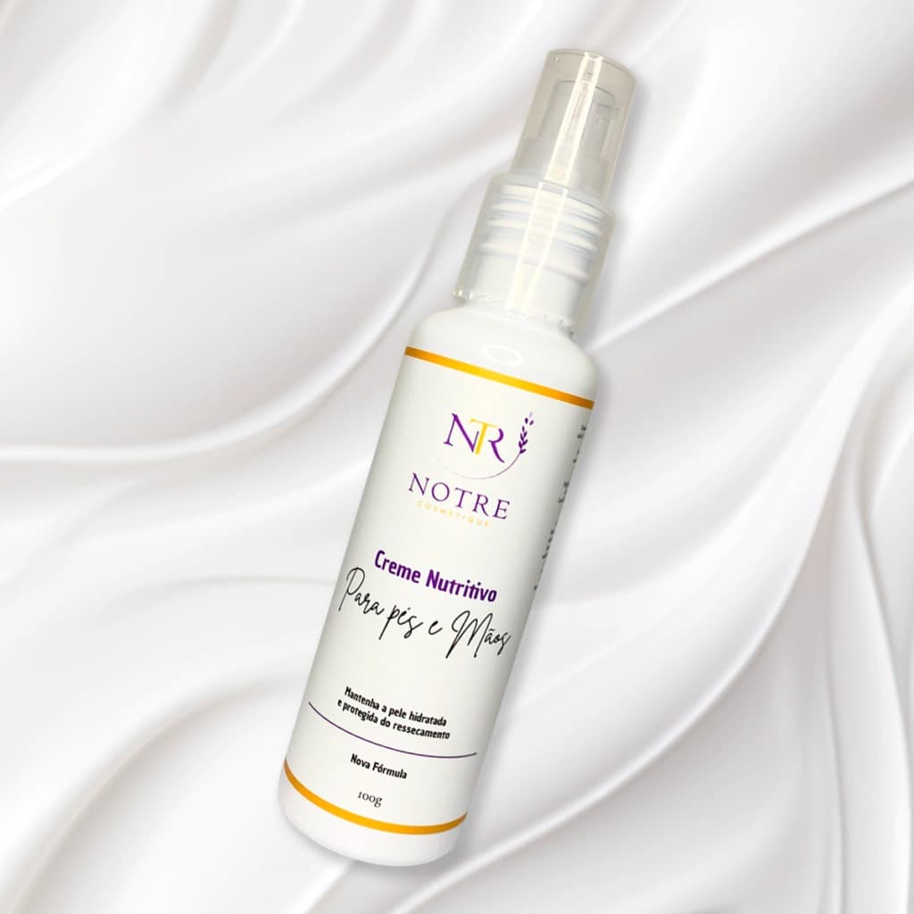 Creme Nutritivo Hidratante Pés e Mãos Fragrância Suave 100ml