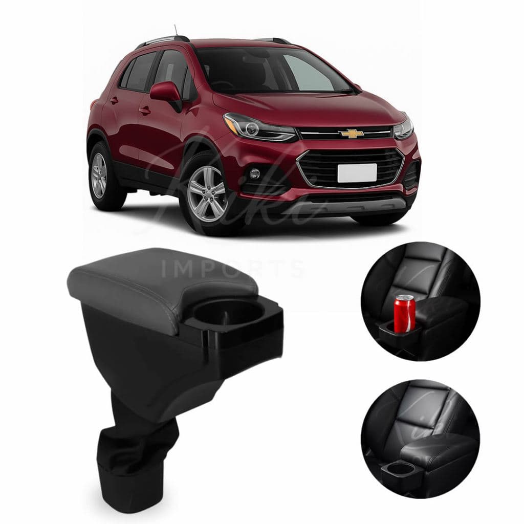 Apoio de Braço Encosto Chevrolet Tracker 2014 a 2019 Console Central C/ Porta Copos e Porta Objetos