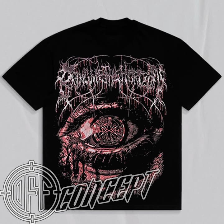 Camiseta Basica e OVERSIZED Bring Me The Horizon Winged Skeleton Skull World Tour Unissex