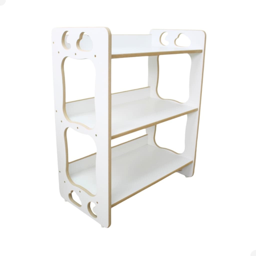 Estante Infantil Prateleira Multiuso Decoração Quarto do Bebe MDF Personalizado