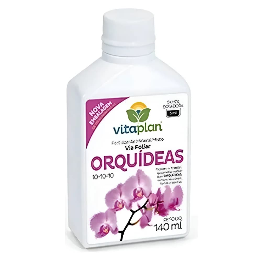 Fertilizante Adubo Orquideas Vitaplan 140ml Concentrado