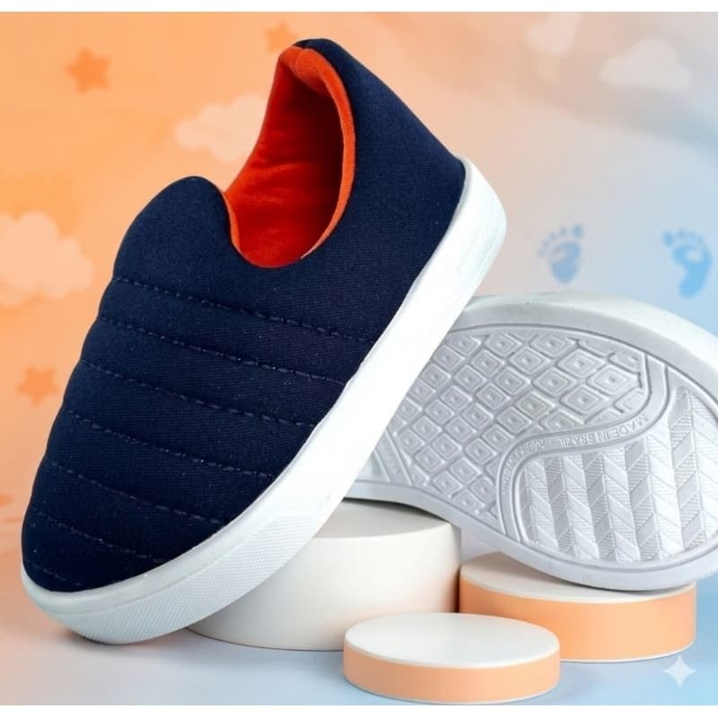 Tênis Menina e Menino Casual Calce Fácil Confortável Básico Escolar Promoção Moda Macio Passeio
