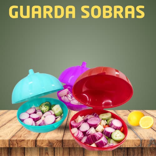 GUARDA SOBRAS CEBOLÃO MAXXIMO | Pote Hermético para Cebola, Alho e Legumes
