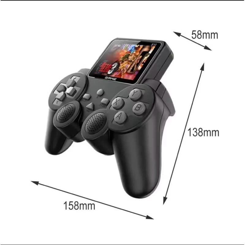 Console Portátil Retrô S10 com 520 Jogos Tela 2.4" HDMI Bateria 7h Jogos Clássicos Portátil e Compacto para Crianças adu