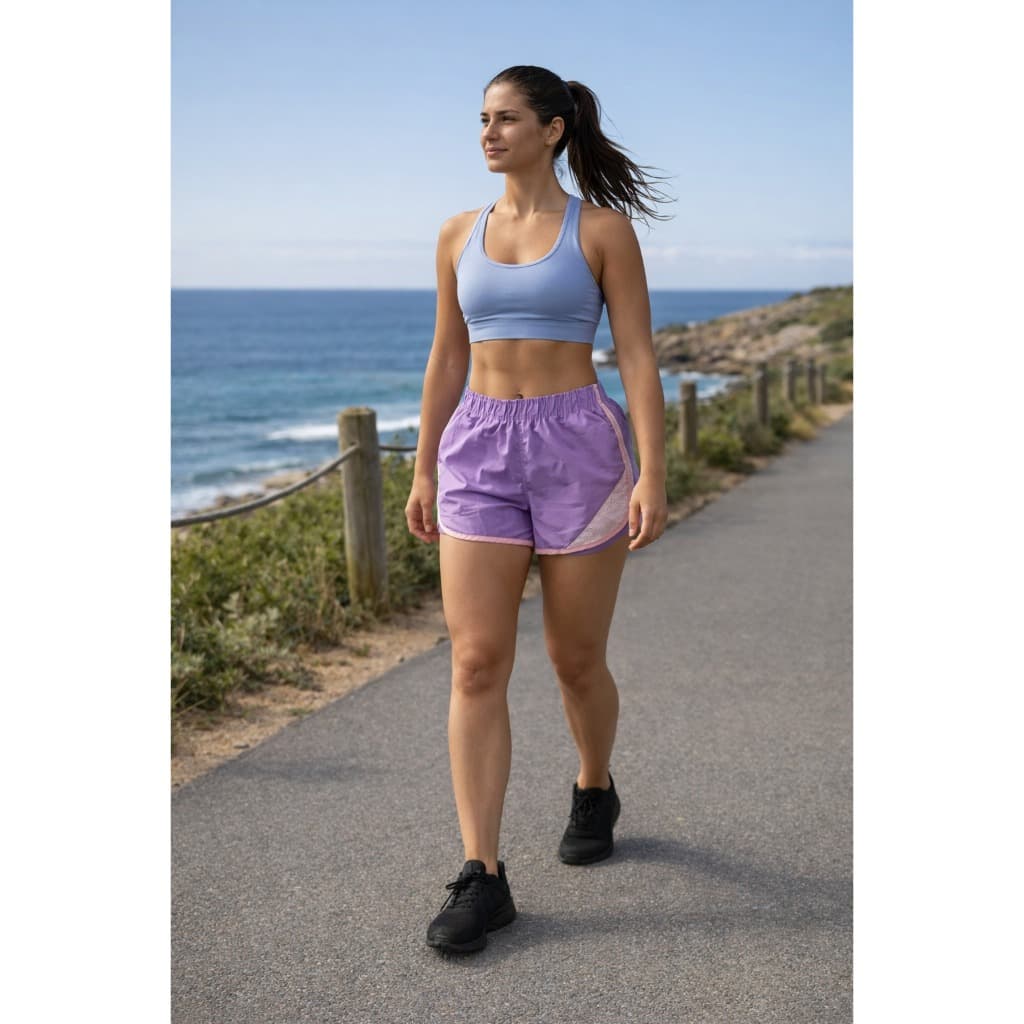 Kit 3 Short Academia Feminino Fitness Tactel  Treino Praia Verao Cores Sortidas