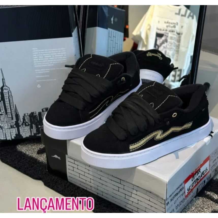 tênis  otter timeless sinuosity feminino masculino unissex esportivo casual skatista tênis Suede pão da moda do momento.