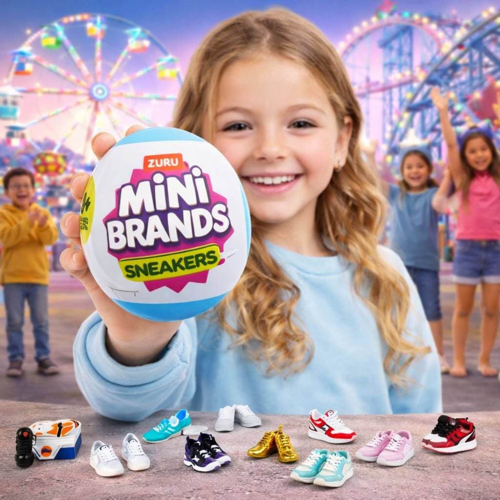 Mini Brands Sneakers Mini Tênis Colecionável Cápsula Surpresa Original