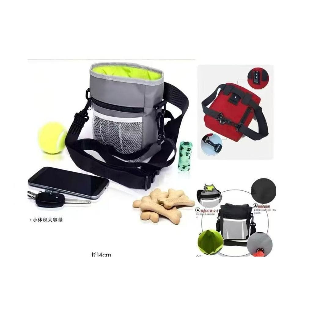 Bolsa De Petisco Cachorro Para Cães Pet Gato Lbolsa De Cintura Saco Alimento Ao Ar Livre Treinamento