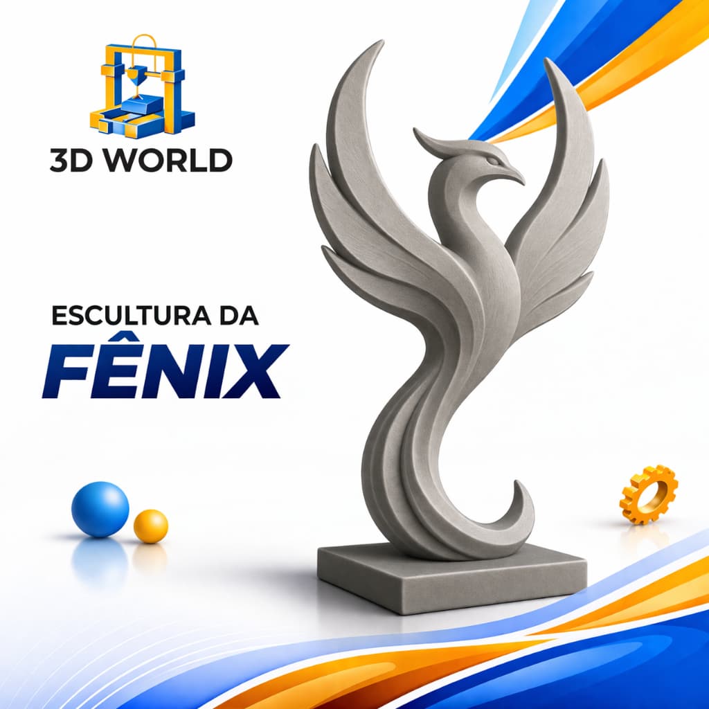 Escultura Fênix – Elegância, Renascimento e Design Moderno simbolo de força