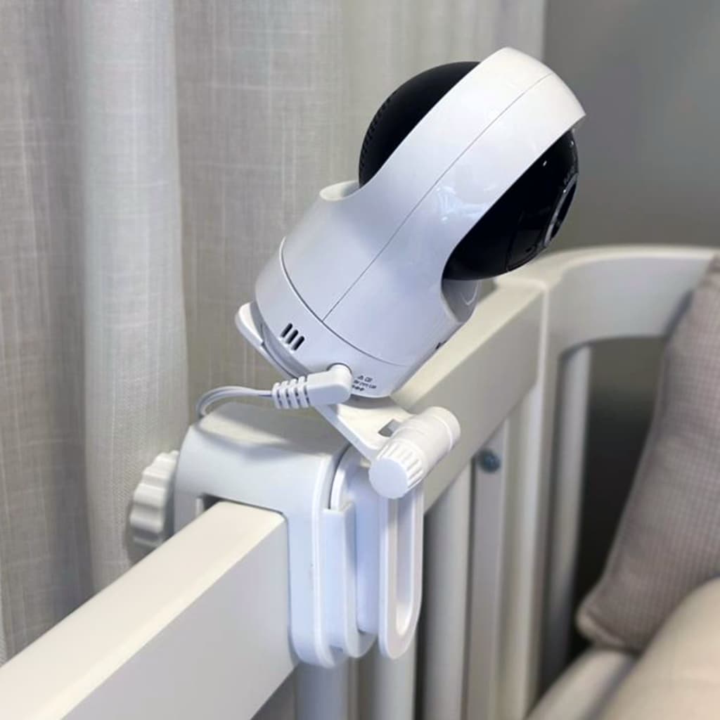 Suporte de Encaixe para Câmera Babá Eletrônica VTECH e Smart HD PLUS - Sem Furos - Branco