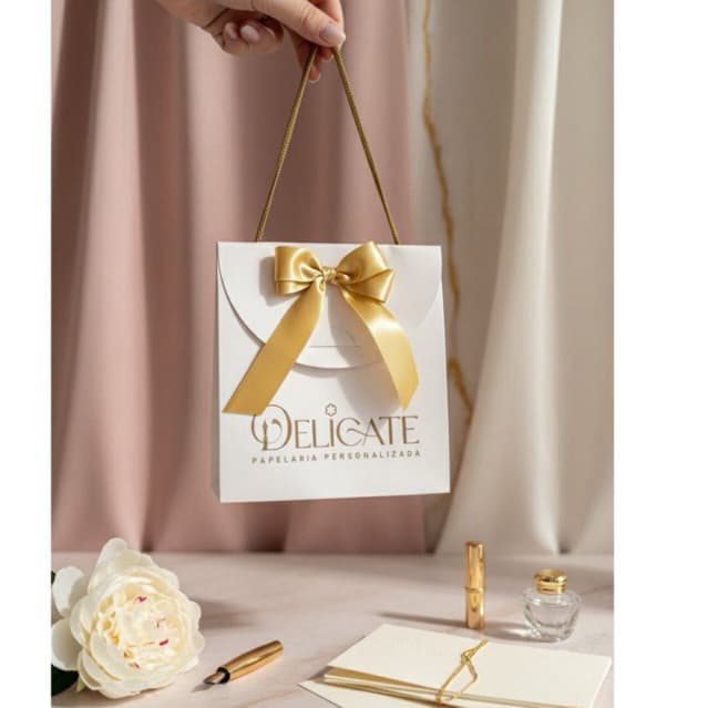 Sacola Bolsa Luxo/Joias/Mimos Personalizada