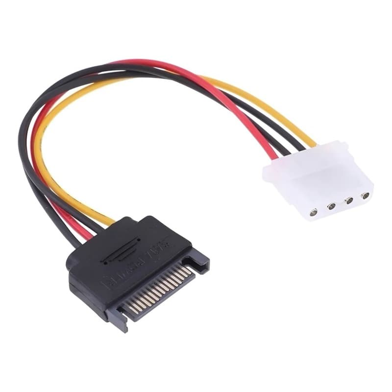 Cabo Sata Macho Para Ide Molex Fêmea 4 Pinos