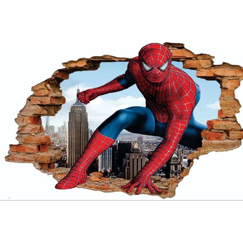 Adesivo Papel de Parede Homem Aranha - Qualidade Superior e Fácil Aplicação