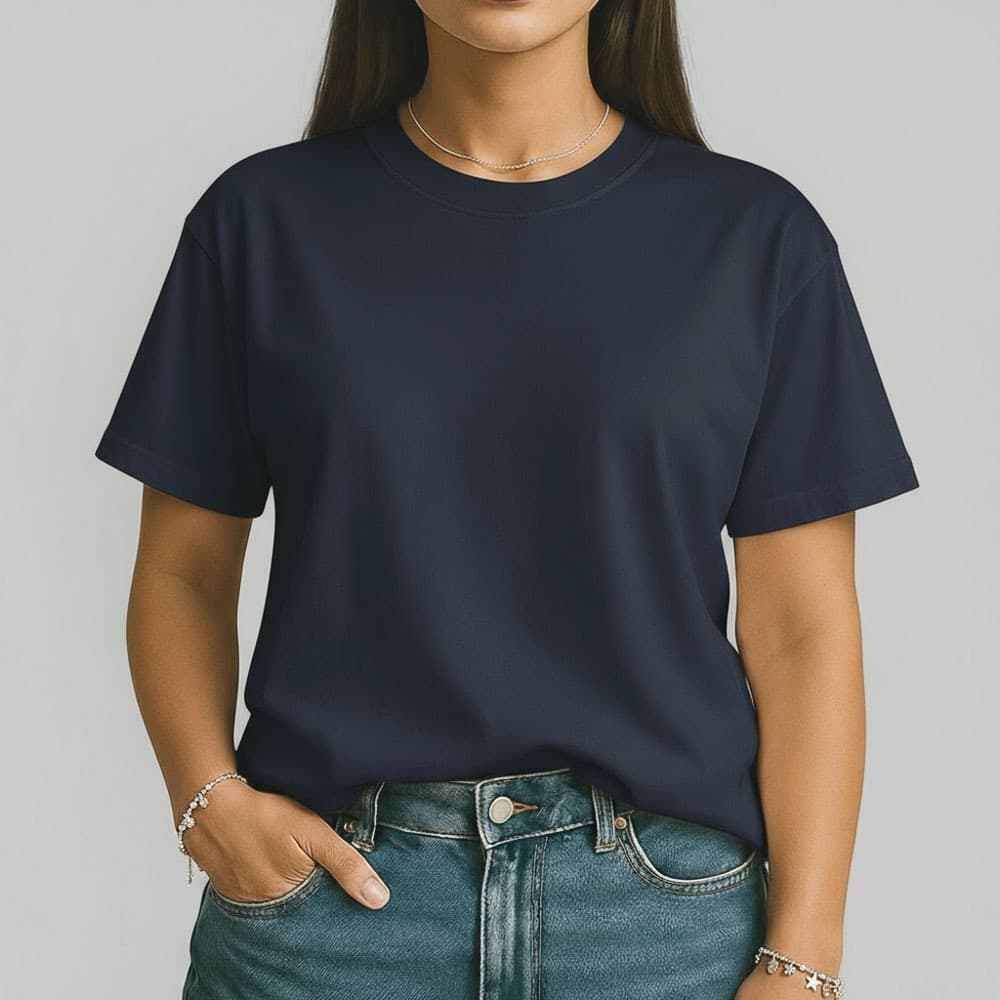 Camiseta Feminina 100% Algodão Academia Trabalho Festa Show Dia a Dia Estilosa Moda