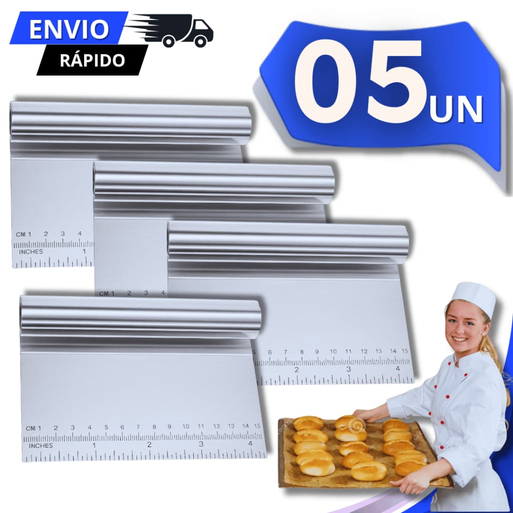 Utensílios Espátula Tubular Inox Raspadora Cortador Para Massas Bolo Legumes Cozinha Utensílios