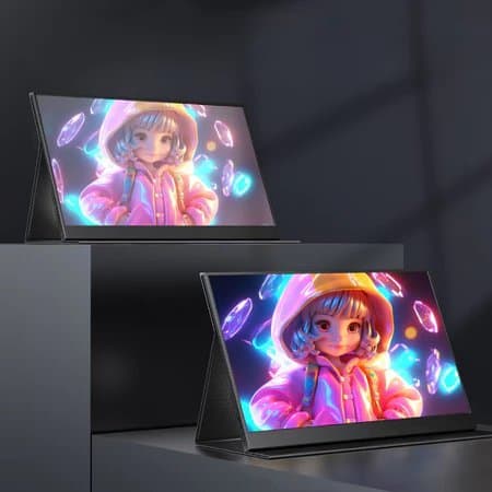 Monitor Portátil 15.6'' FHD 1080P IPS USB-C HDMI Tela Extensora Notebook Celular Trabalho Viagem