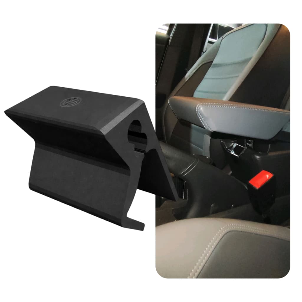 Suporte Largo P/ encosto de Braço VW Polo Virtus Nivus Largo | Conforto e Perfeito