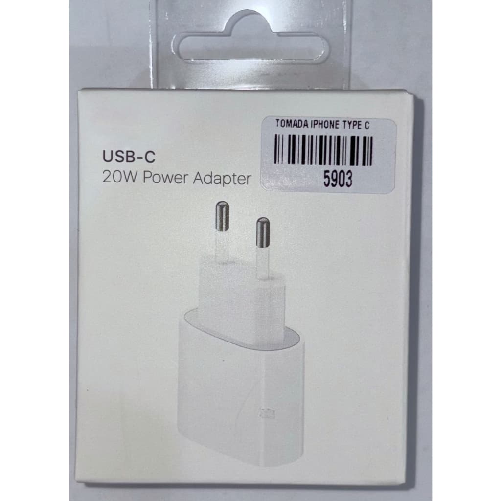 Carregador Fonte conexão USB-C 20W compatível com Iphone